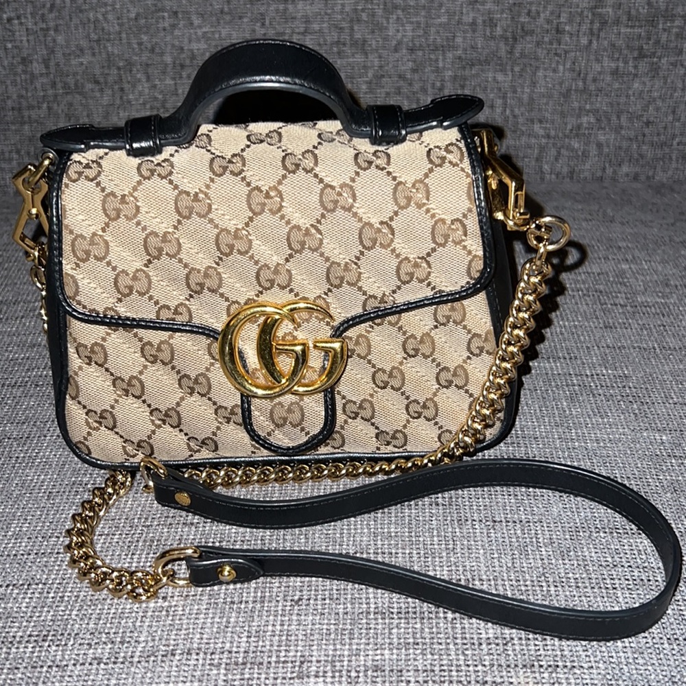 COPY - GG Marmont small top handle bag